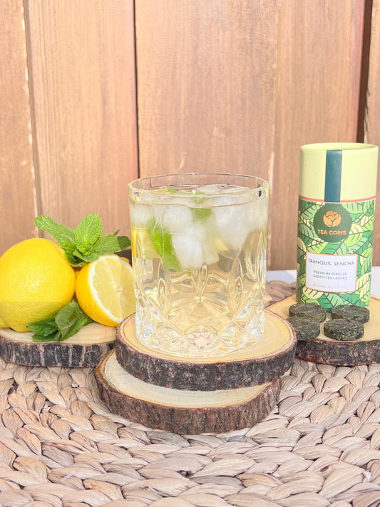 Sunshine, Sustainable Sips: Tea Coins Iced in the Summer Heat